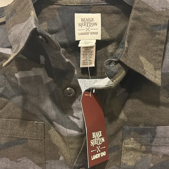 Blake Shelton X Lands End kid size XL NWT - Picture 2 of 4